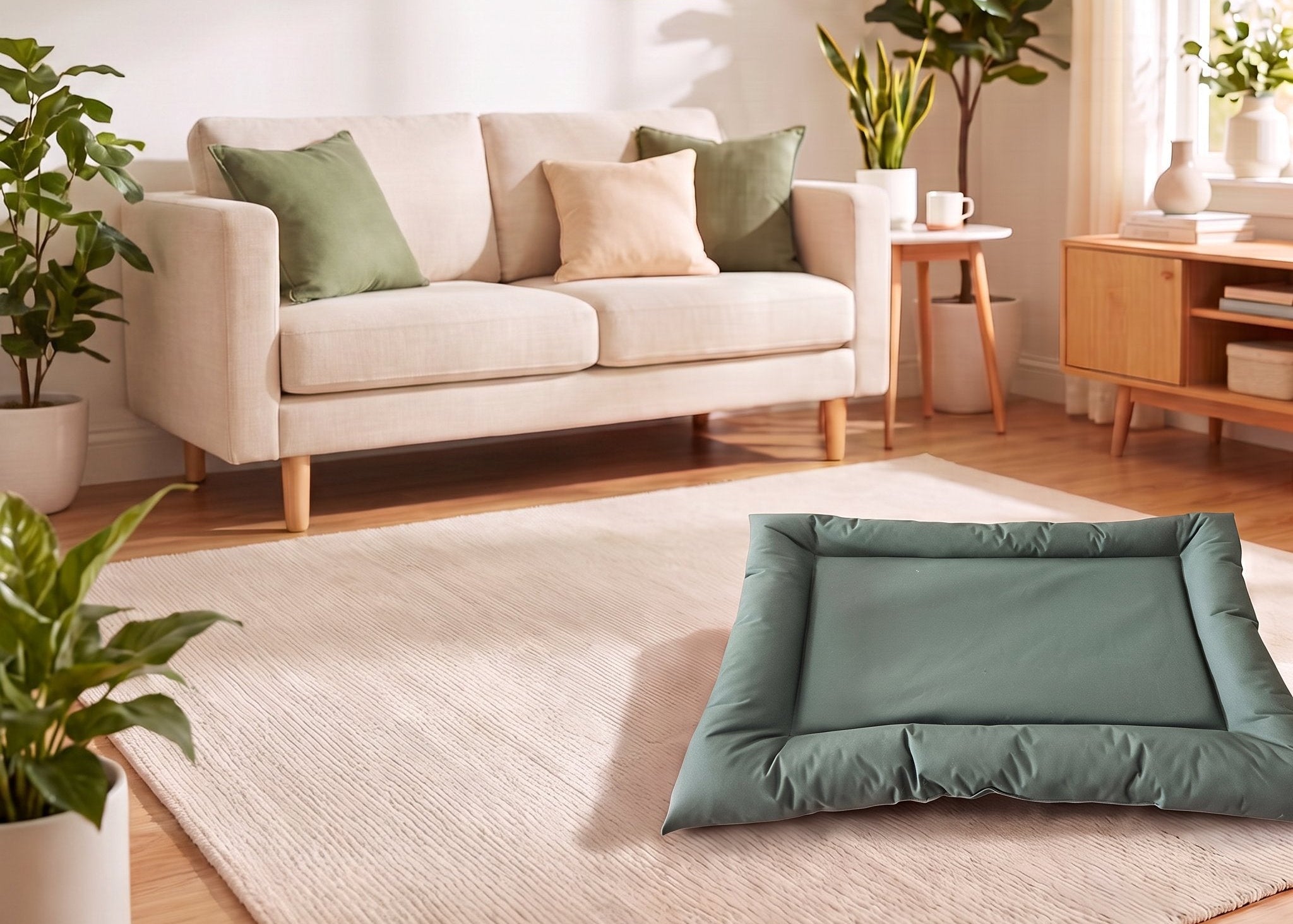 Dog Cushion Waterproof Canvas