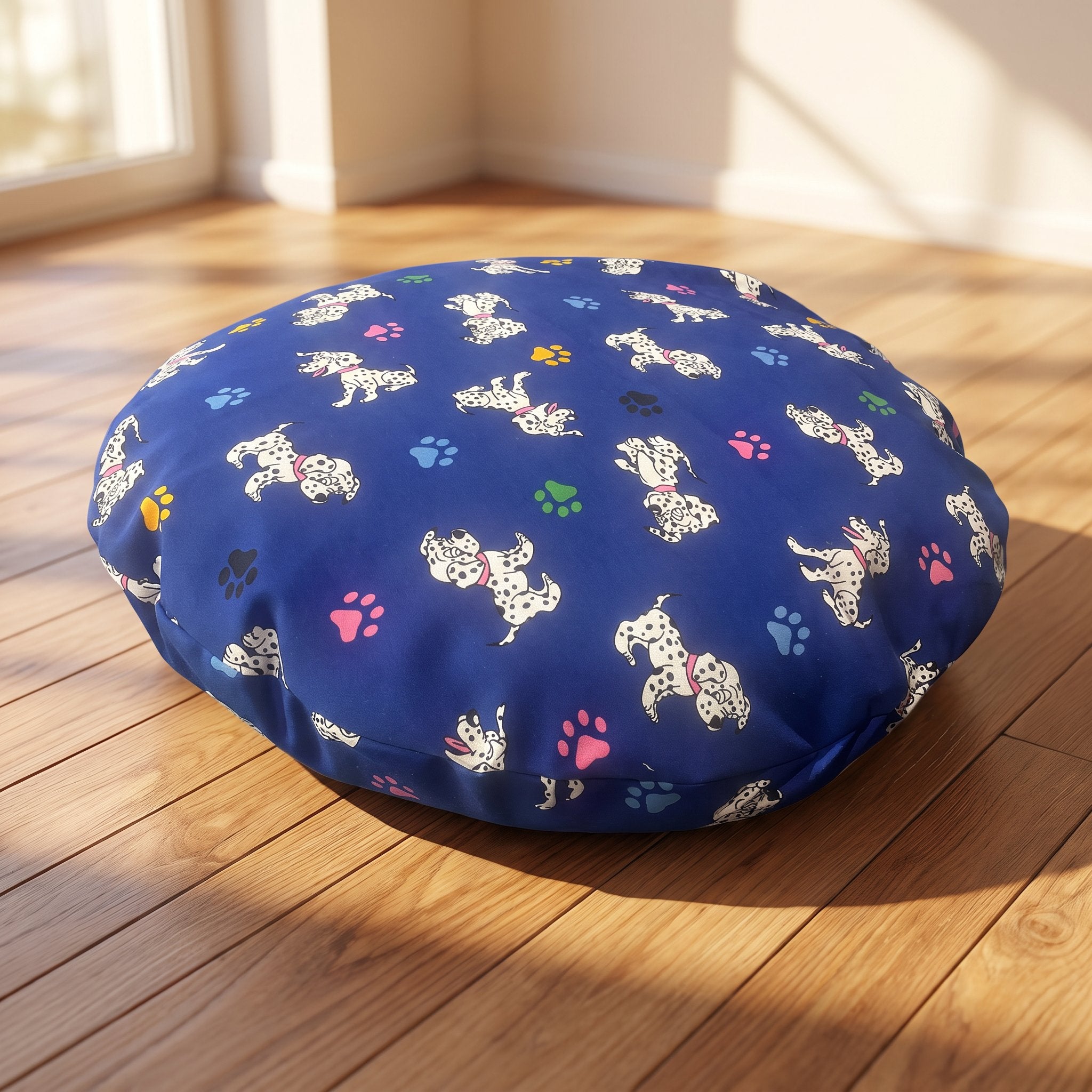 Premium Round Dog Pillows with Removable Pillow Cover