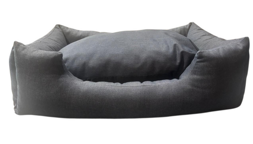 Denim Rectangular Dog Bed