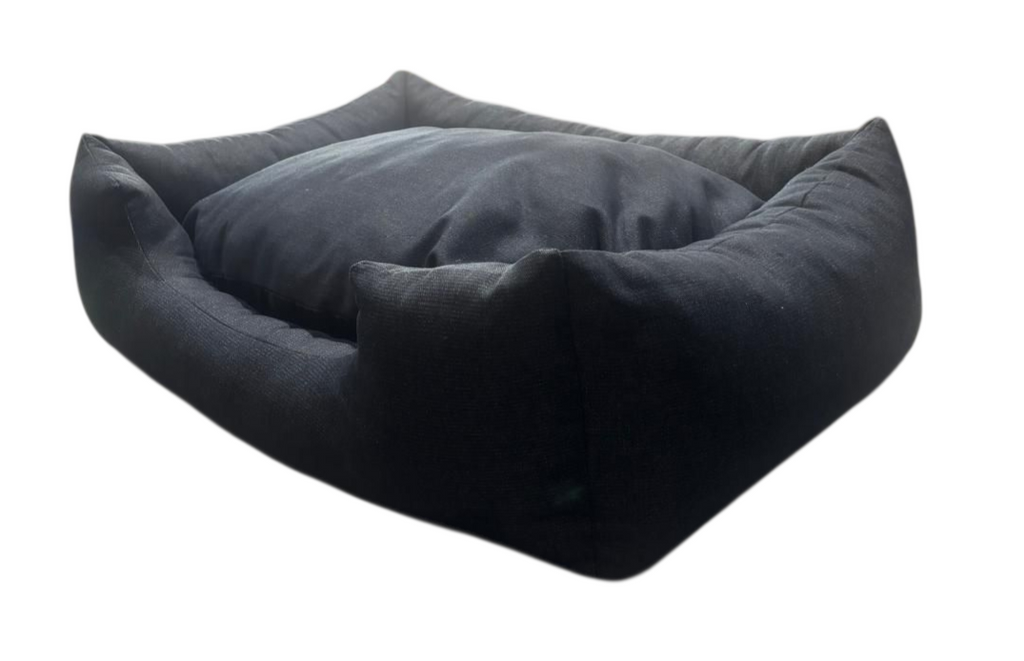 Denim Rectangular Dog Bed