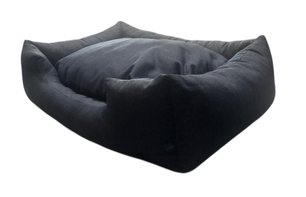 Denim Rectangular Dog Bed